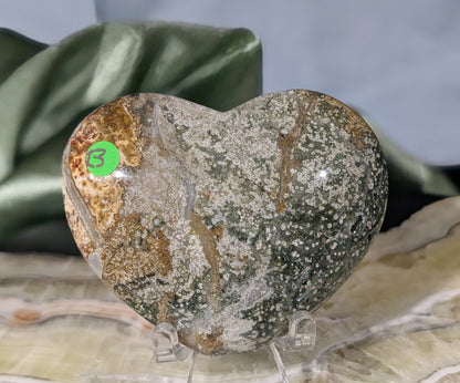 Ocean Jasper Heart