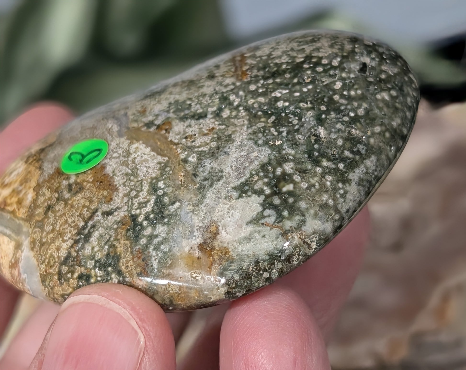 Ocean Jasper Heart