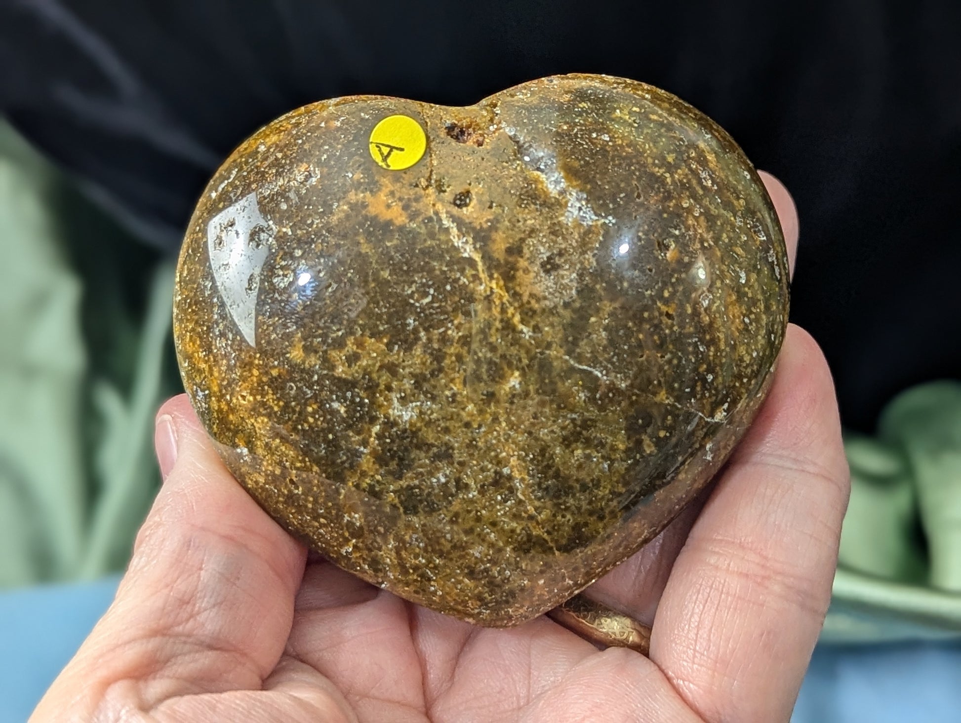 Ocean Jasper Heart