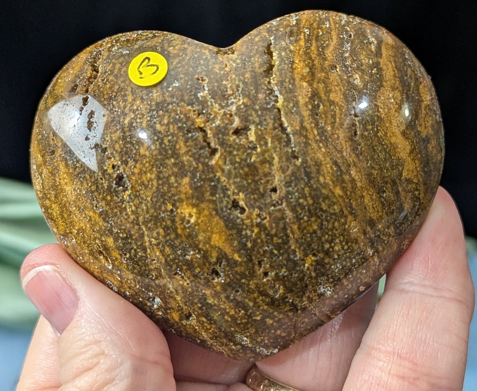 Ocean Jasper Heart