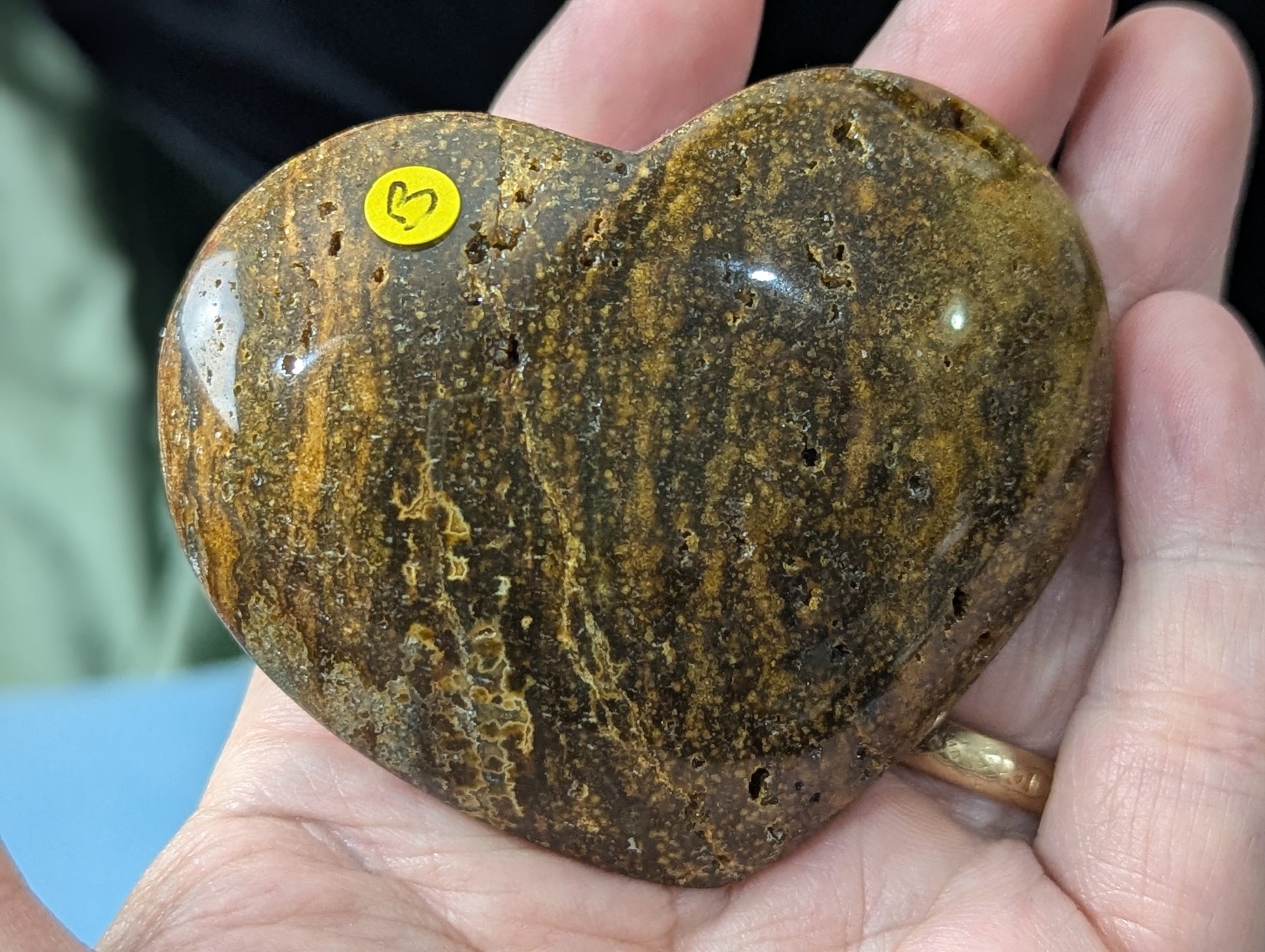 Ocean Jasper Heart