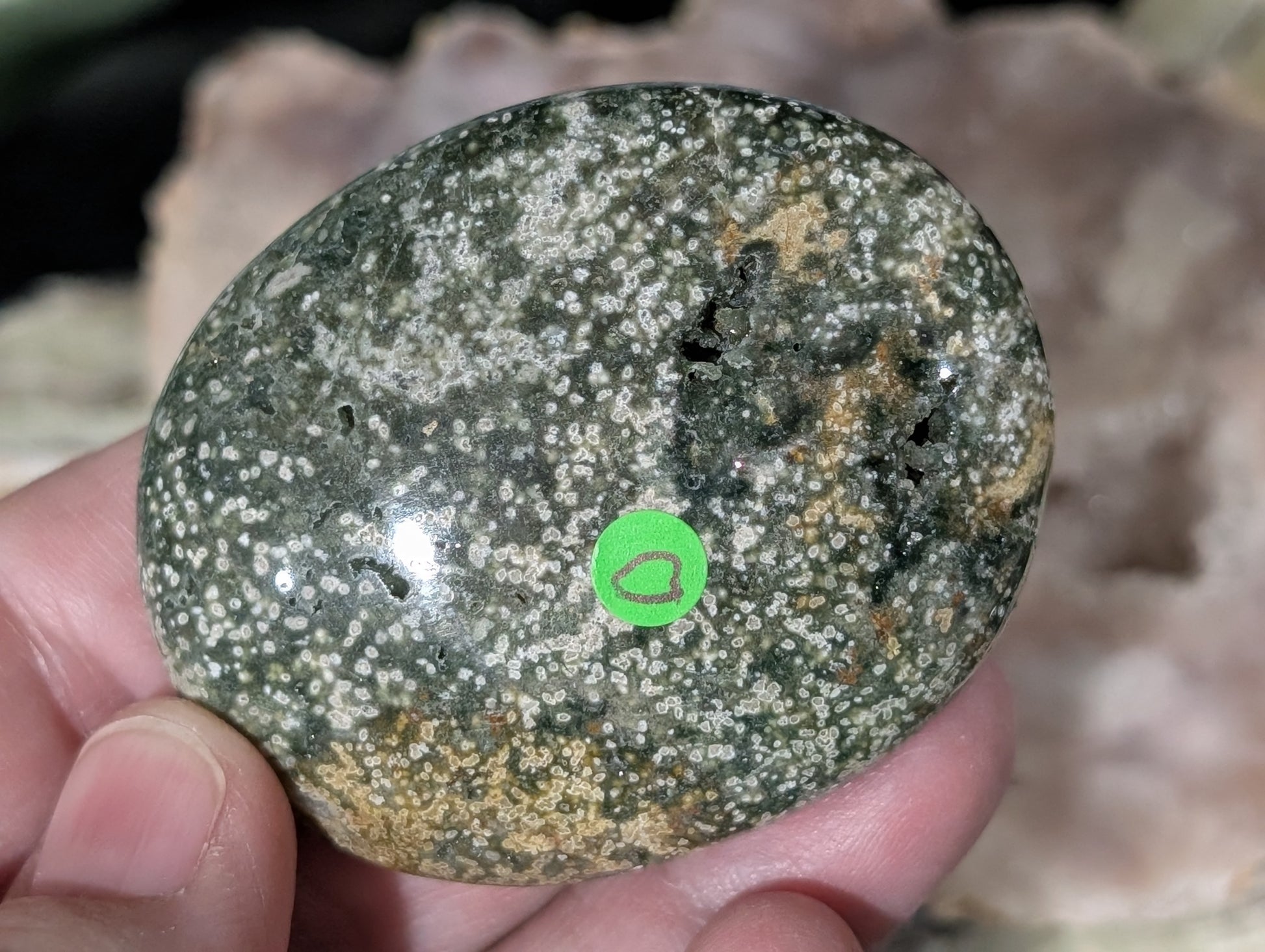 Ocean Jasper Palm Stone