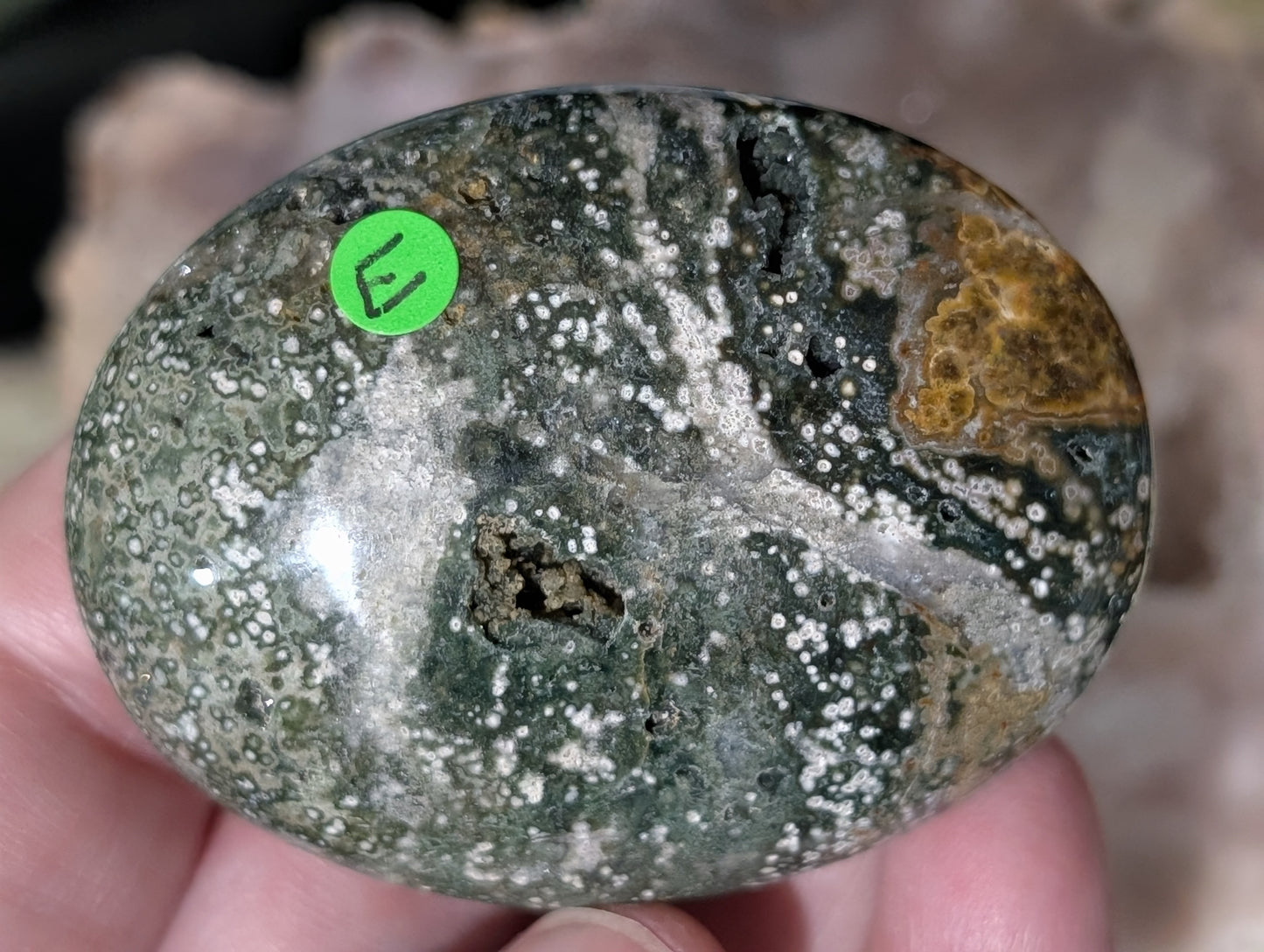 Ocean Jasper Palm Stone