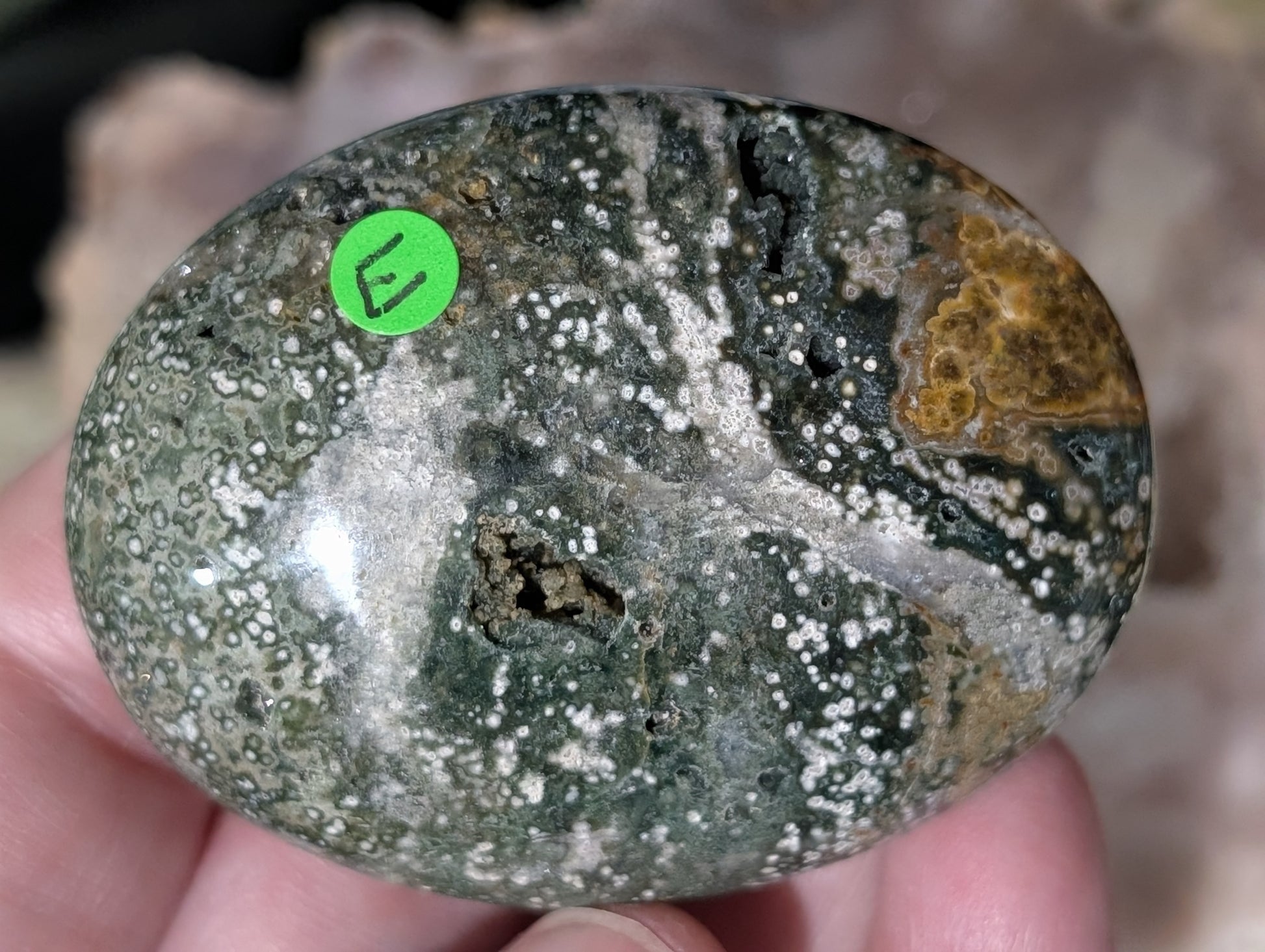 Ocean Jasper Palm Stone