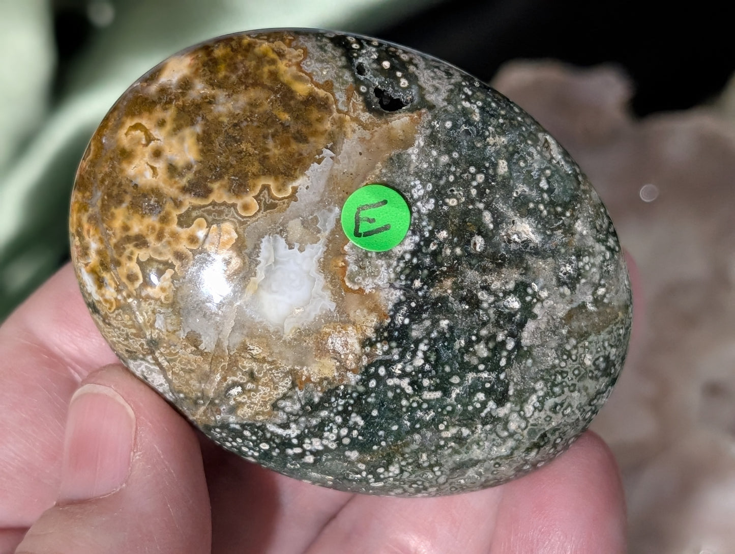 Ocean Jasper Palm Stone
