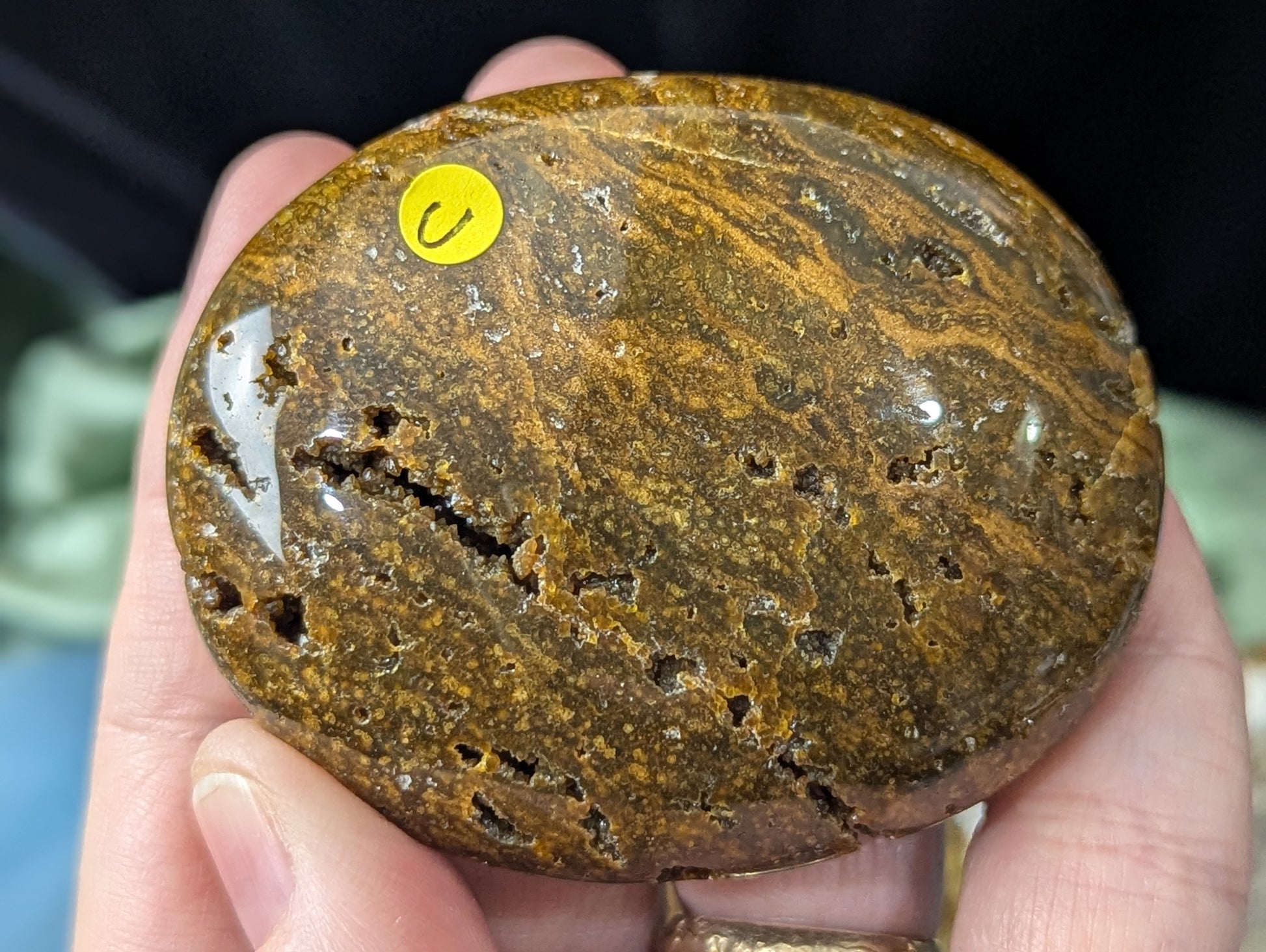 Ocean Jasper Palm Stone