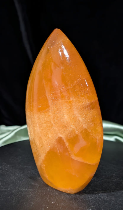 Orange Calcite Freeform Flame 1C