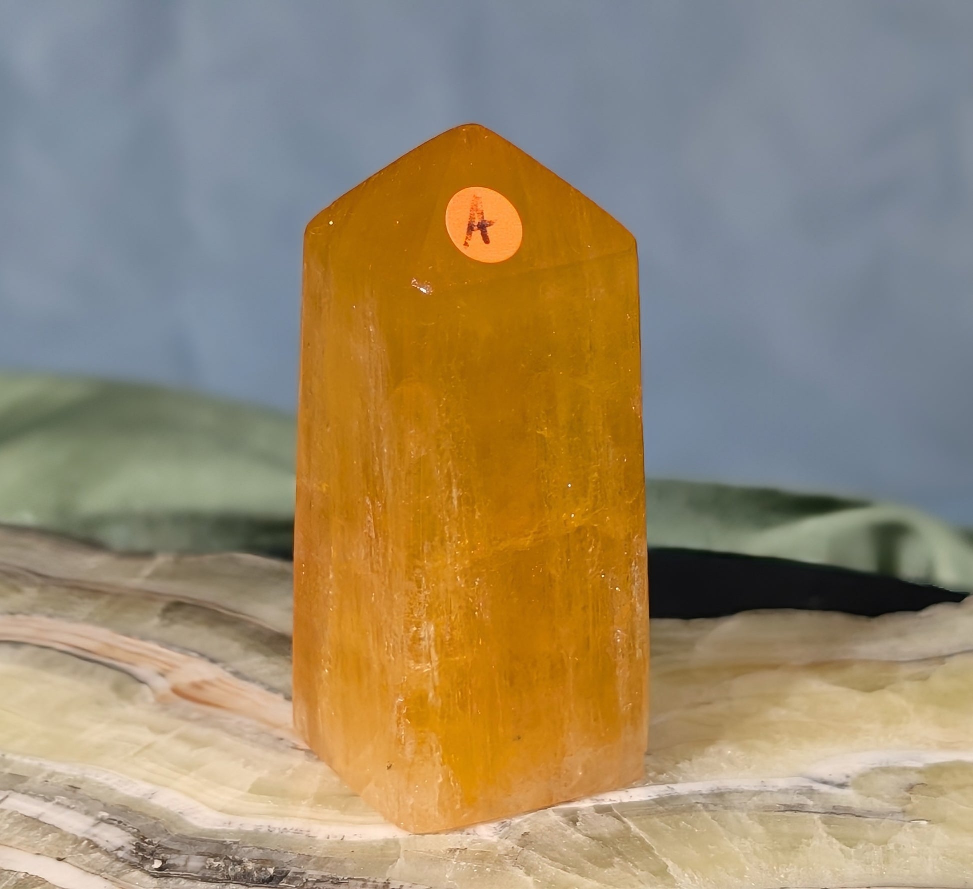 Orange Calcite Tower