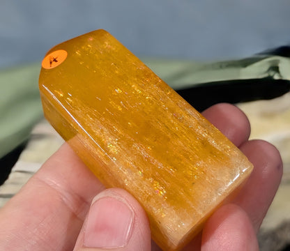 Orange Calcite Tower