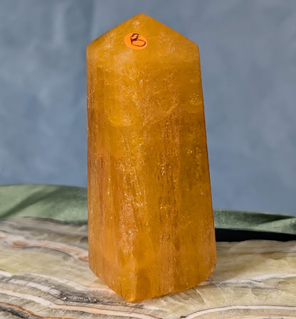 Orange Calcite Tower