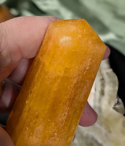 Orange Calcite Tower