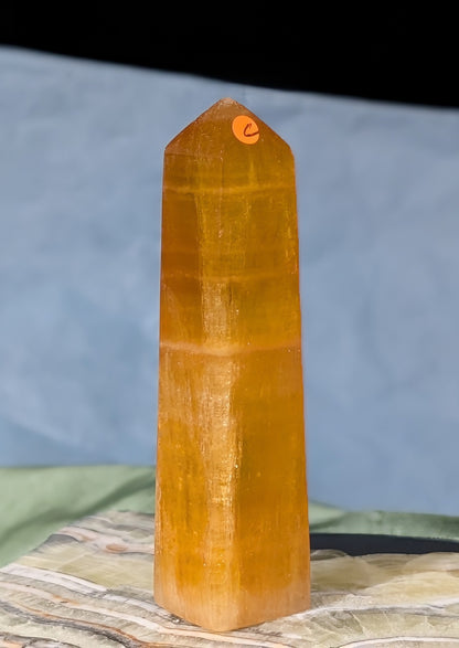 Orange Calcite Tower