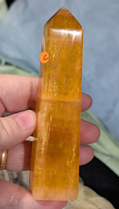 Orange Calcite Tower