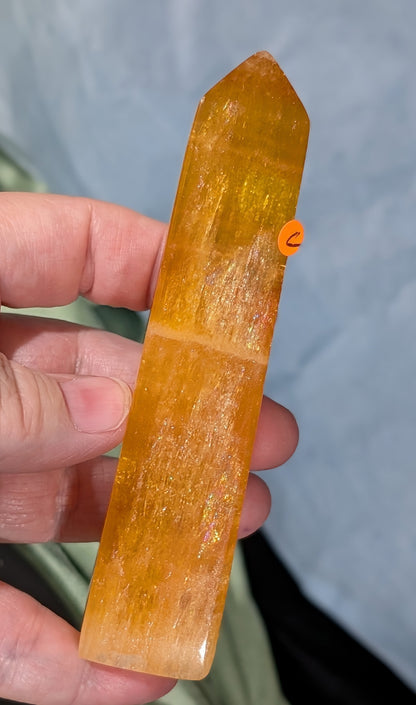Orange Calcite Tower