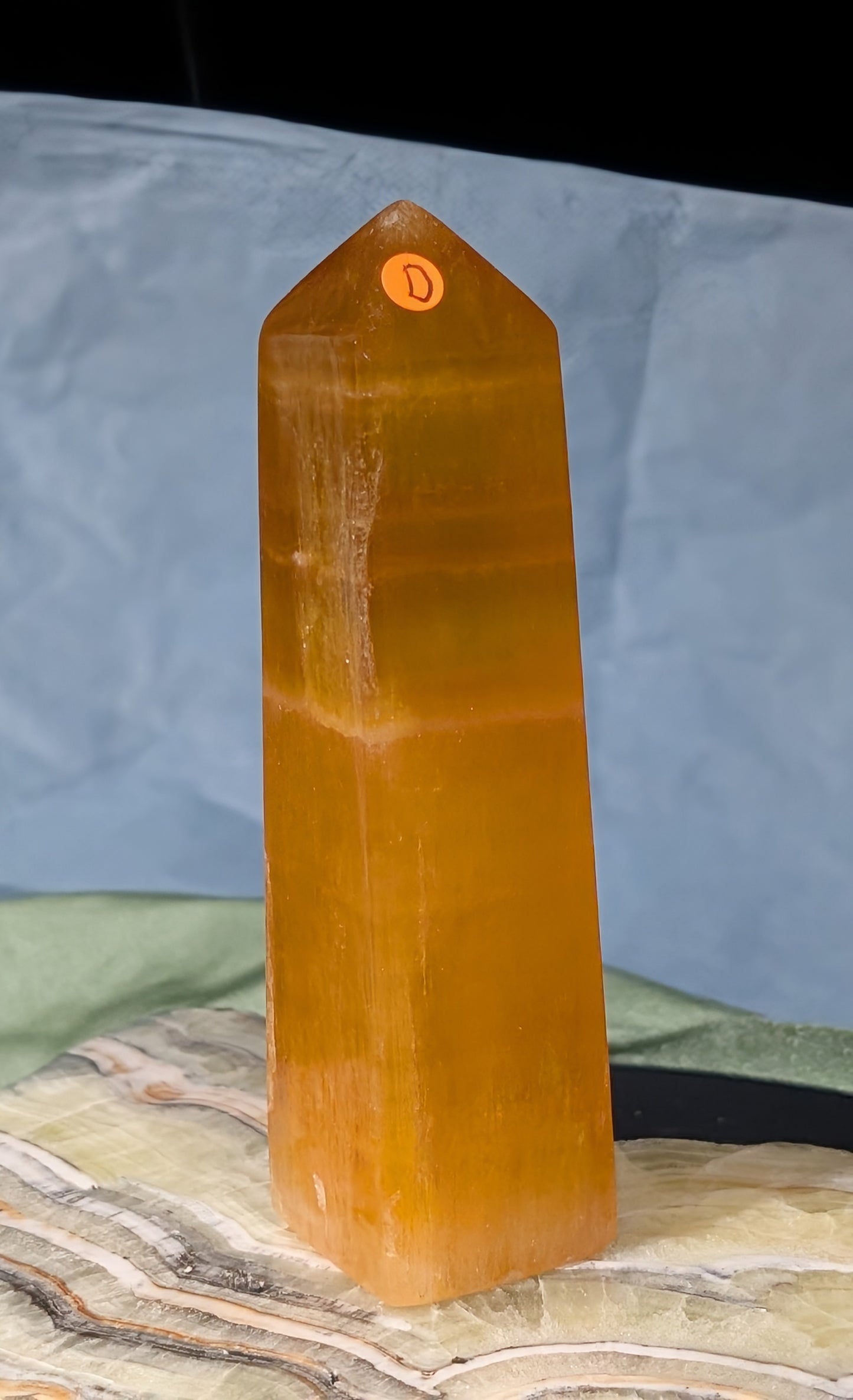 Orange Calcite Tower