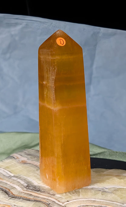 Orange Calcite Tower