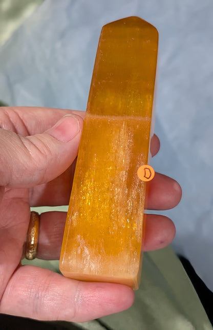 Orange Calcite Tower