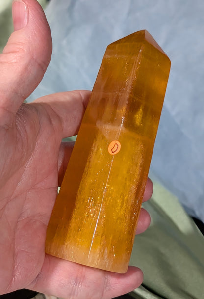 Orange Calcite Tower