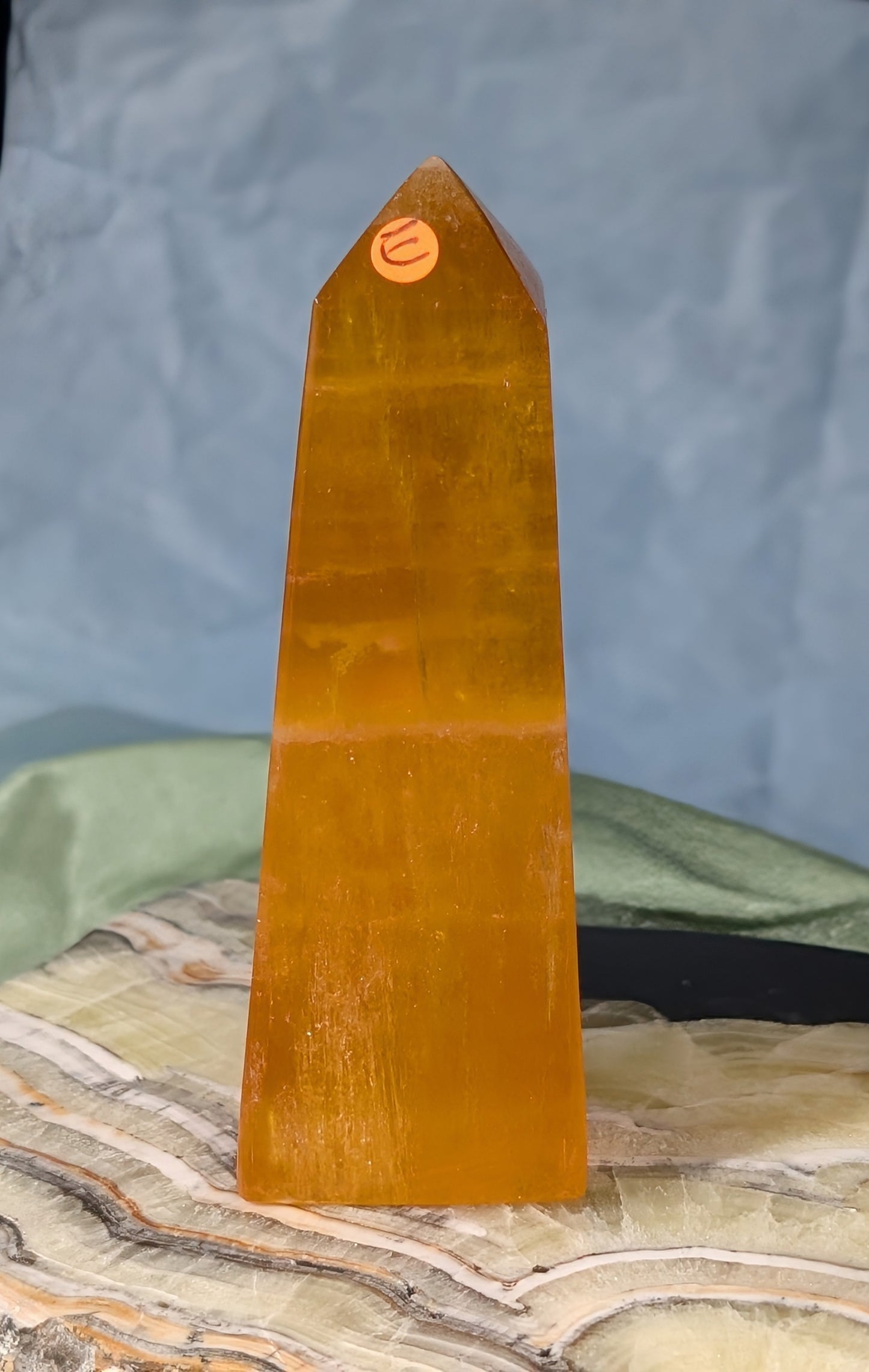 Orange Calcite Tower