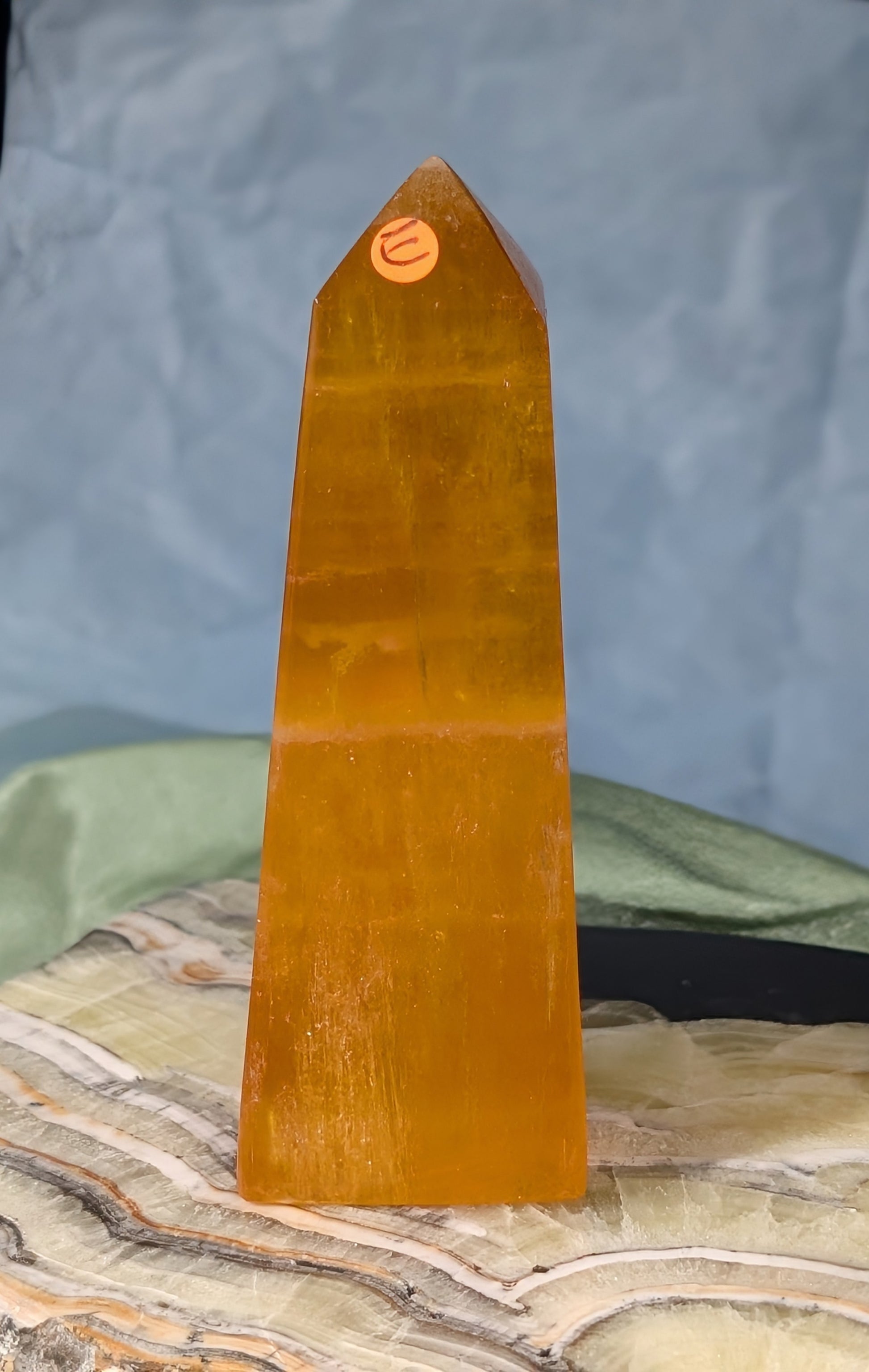 Orange Calcite Tower