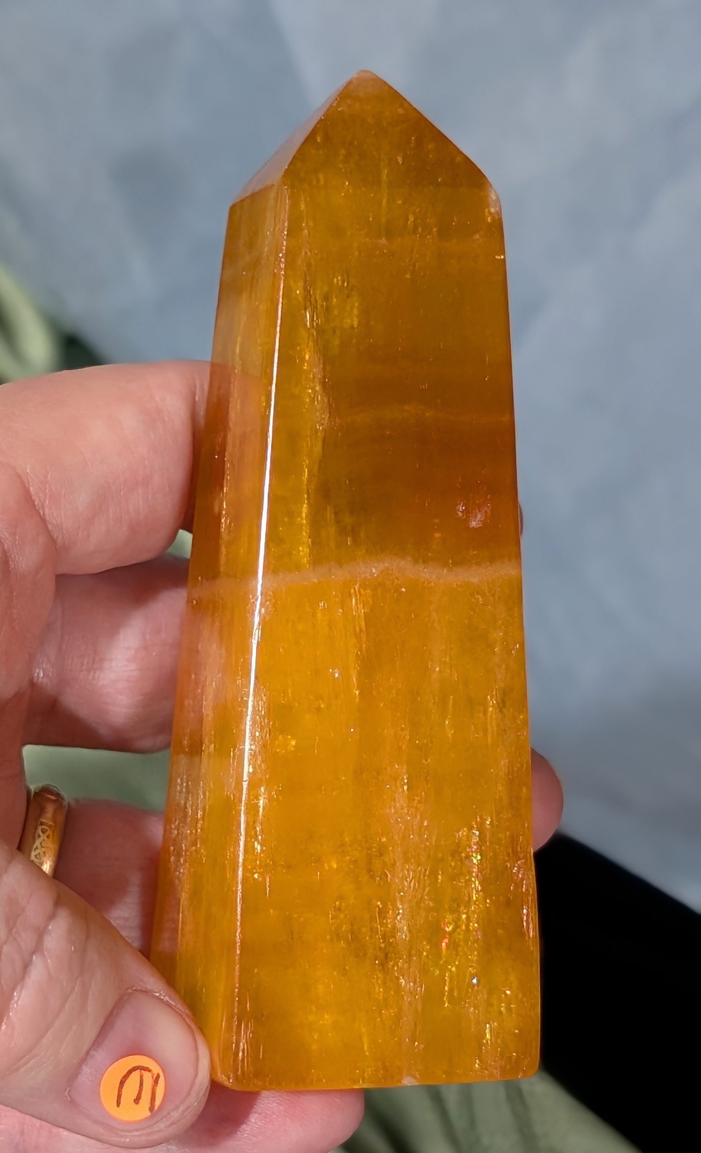 Orange Calcite Tower