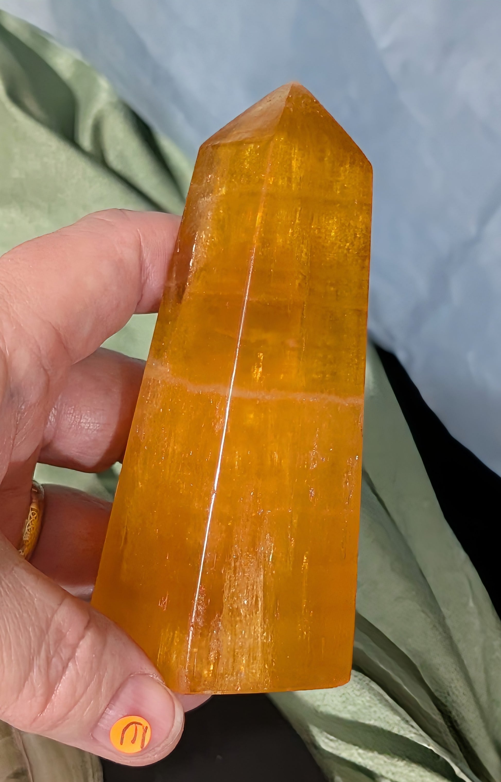 Orange Calcite Tower