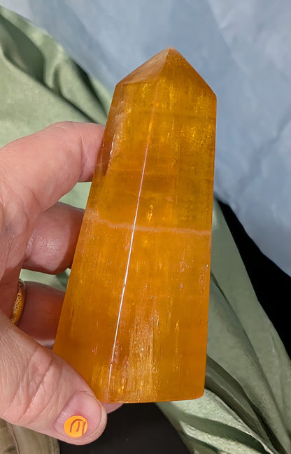 Orange Calcite Tower