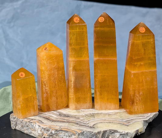 Orange Calcite Towers