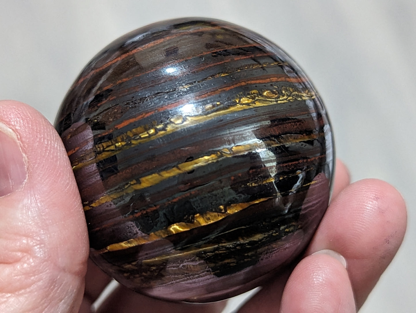 Tiger Iron Sphere