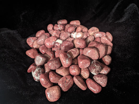 Thulite Tumbles from Norway