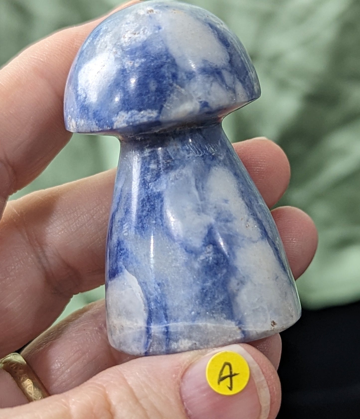 Afghanite Mushrooms ~ Afghanite Mushroom Carving