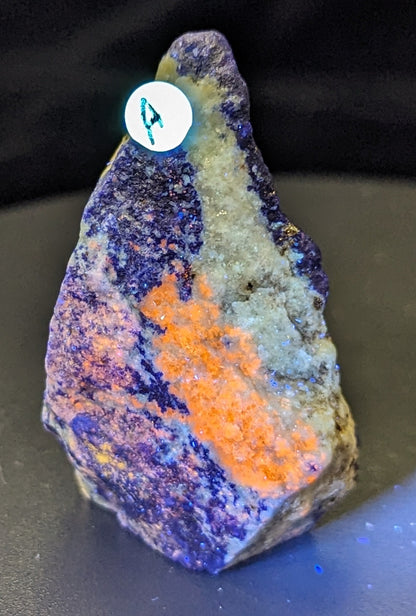 Natural Lazurite on Matrix Raw Freeforms ~ UV Reactive