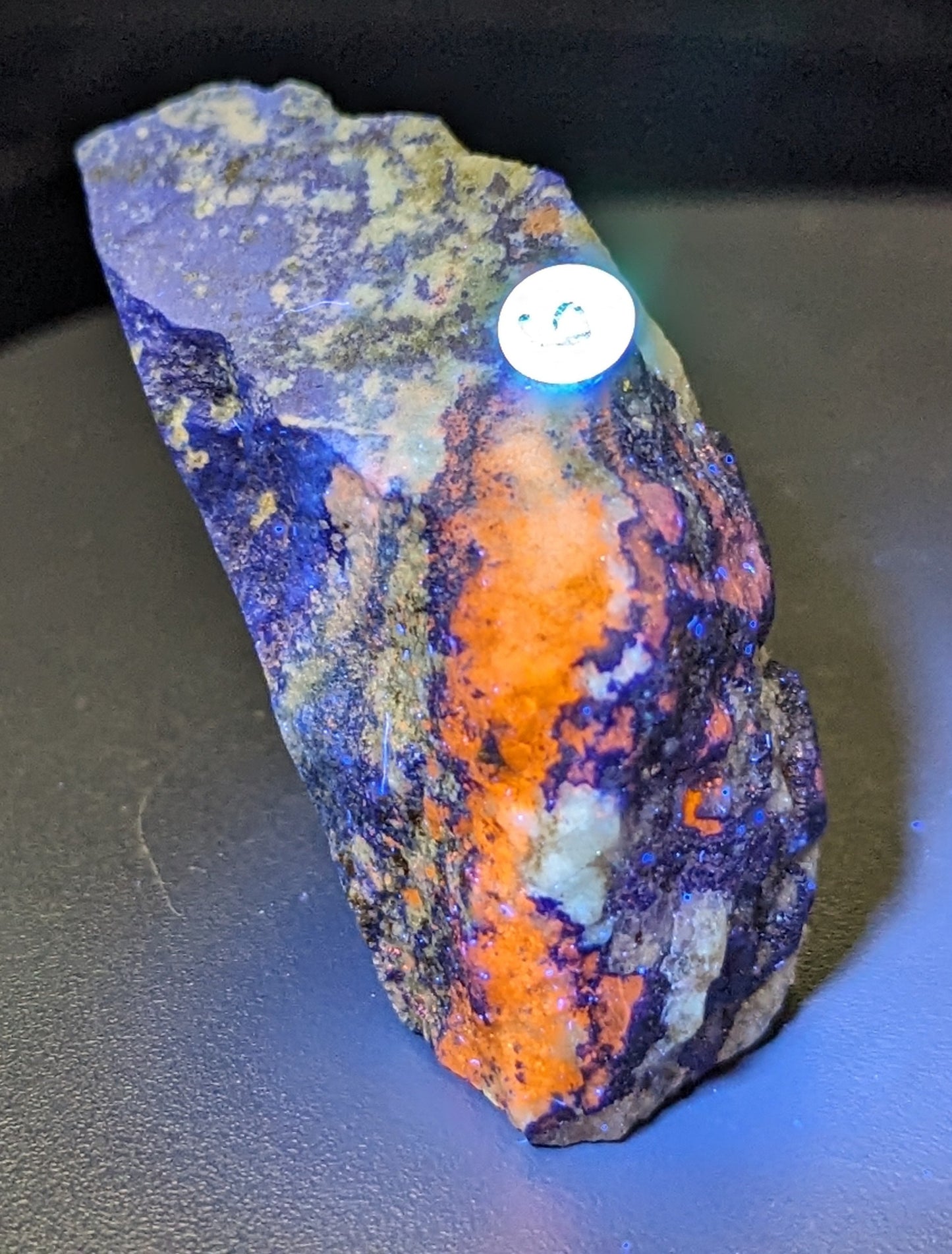 Natural Lazurite on Matrix Raw Freeforms ~ UV Reactive