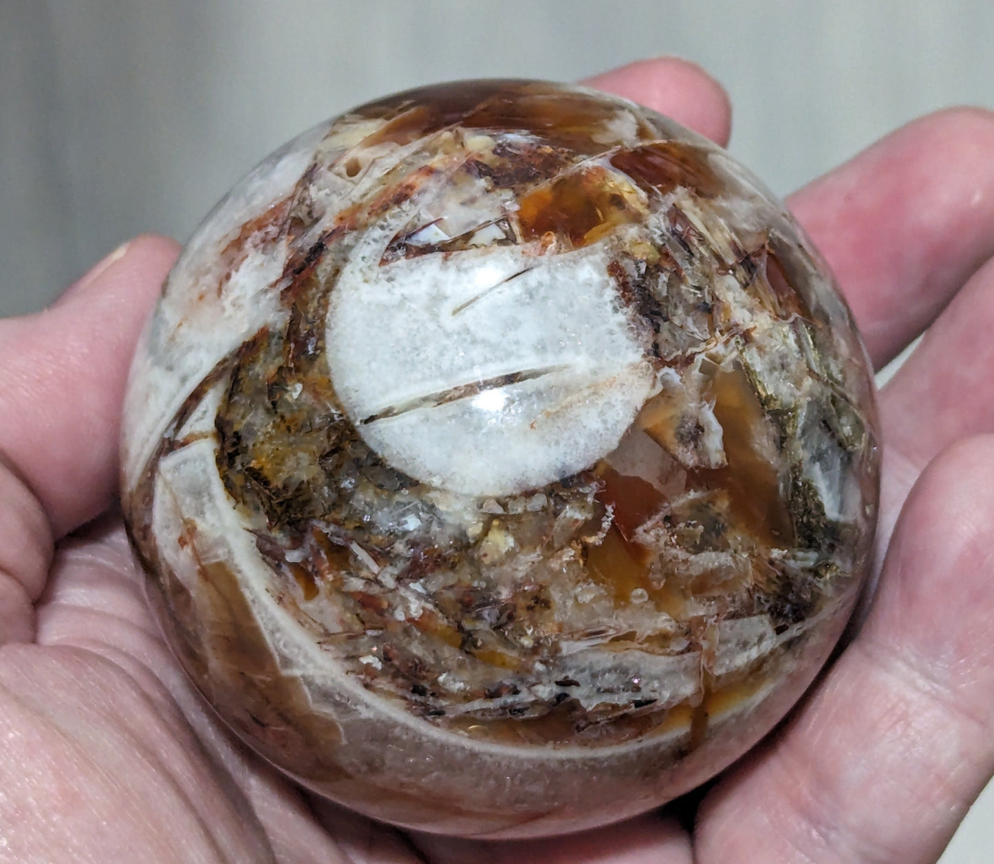 Fire Agate Sphere