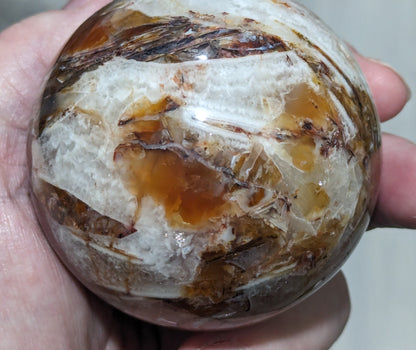 Fire Agate Sphere