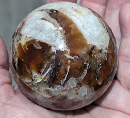 Fire Agate Sphere