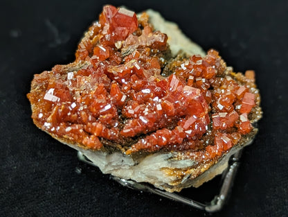 Vanadinite Specimen in Matrix with Barite