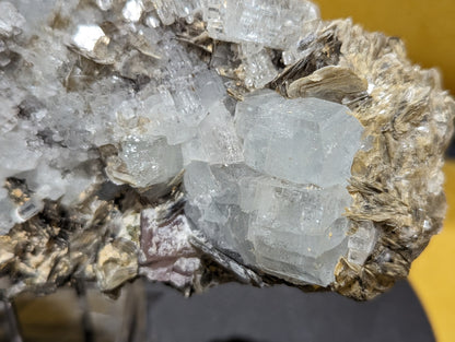 Natural Terminated Aquamarine Specimen with Muscovite In Matrix