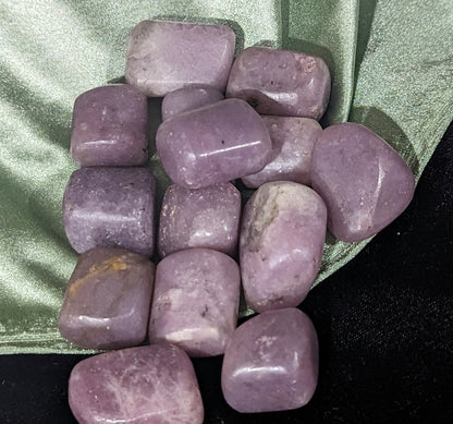 Lepidolite Crystal Tumbles