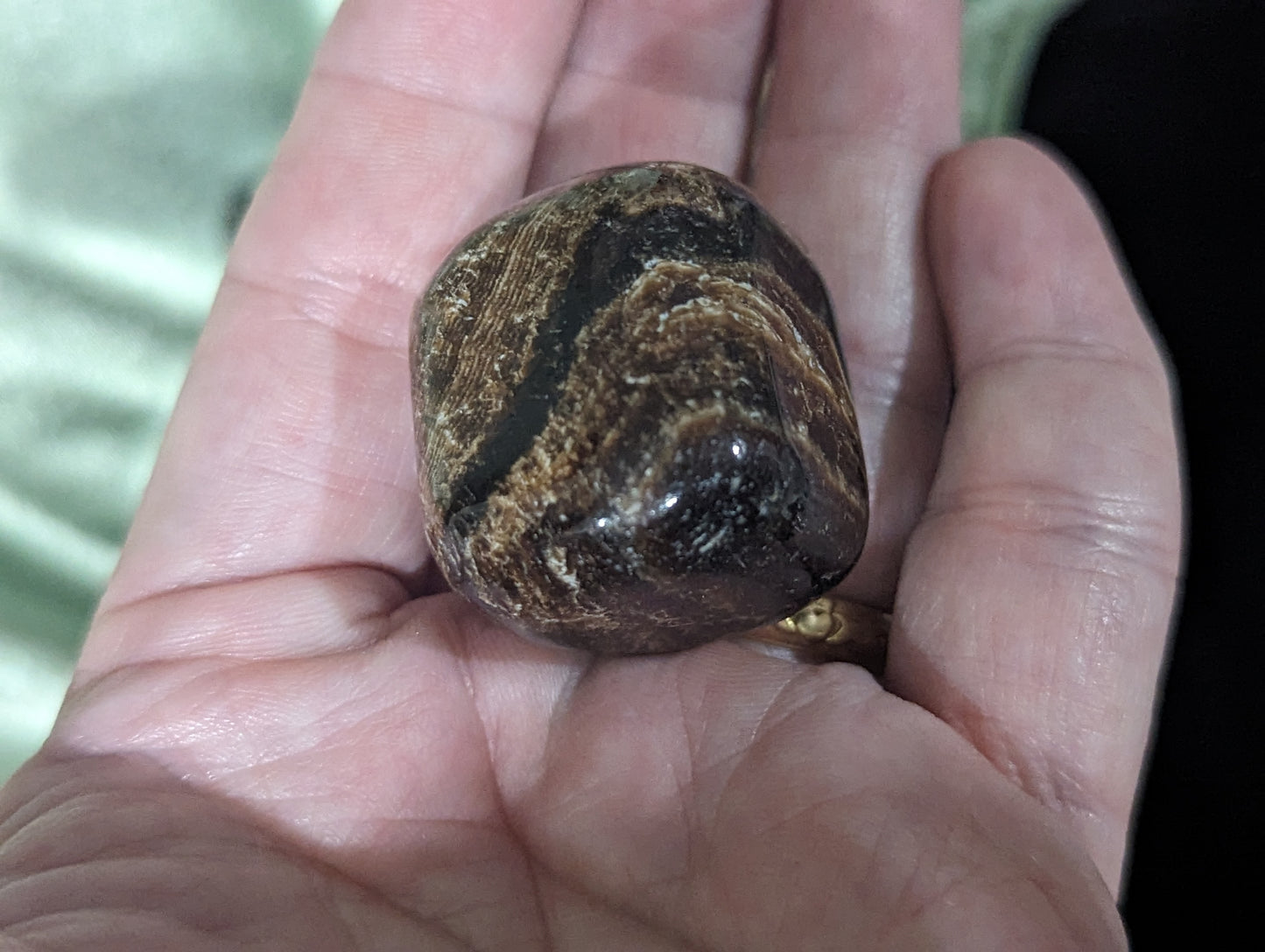 Chocolate Calcite Crystal Tumbles