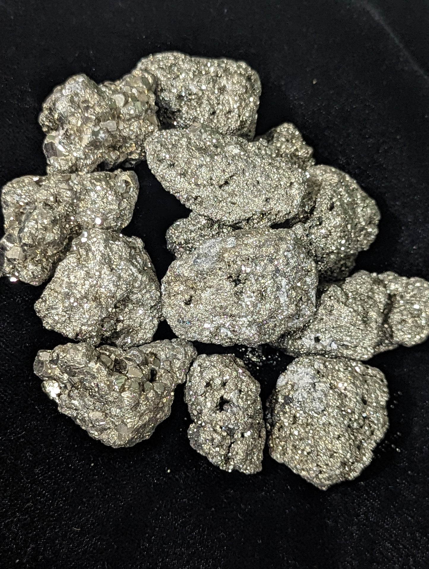 Rough Pyrite Chispa Clusters - Raw Pyrite