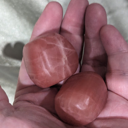 Rose Calcite Crystal Tumbles