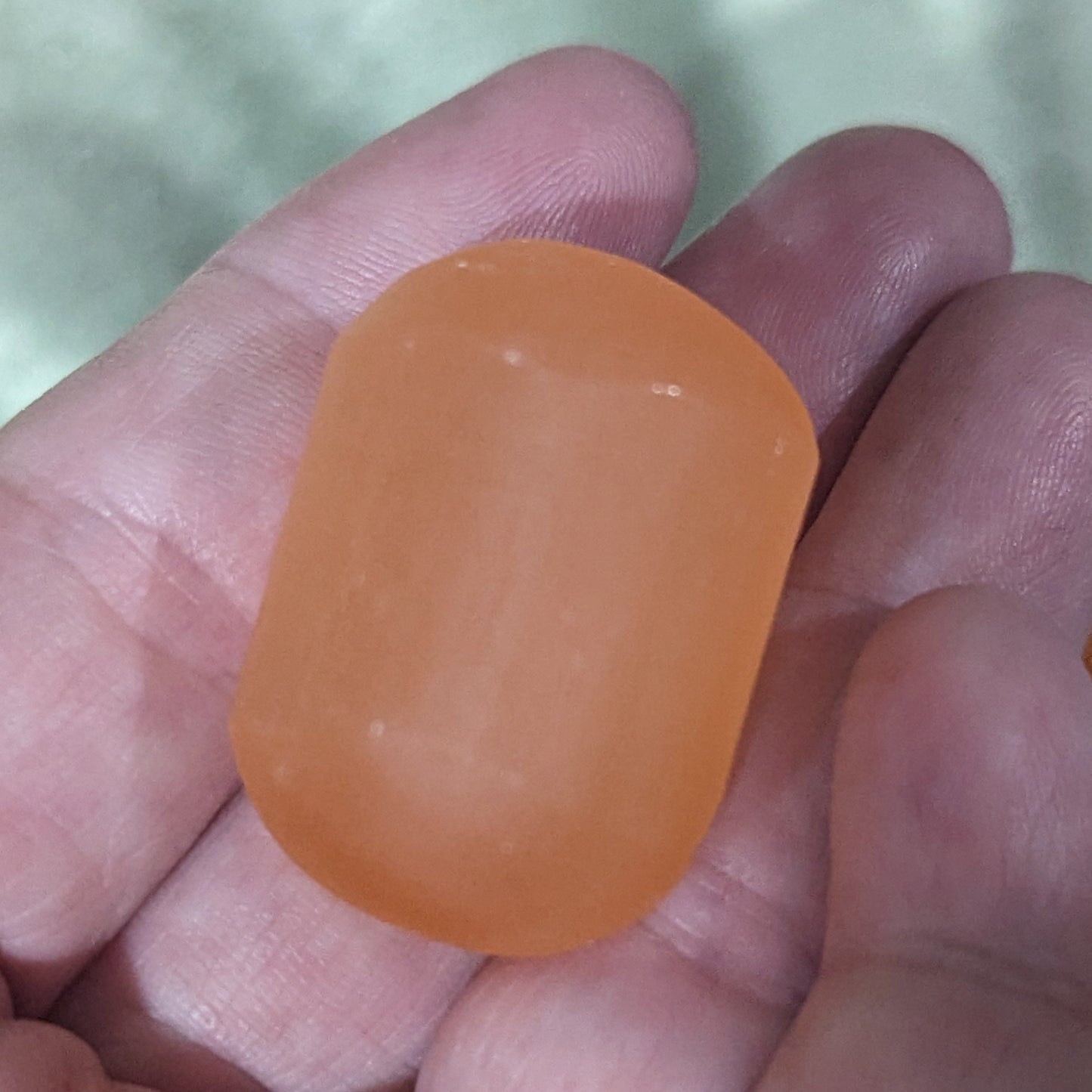 Natural Orange Selenite Crystal Tumbles