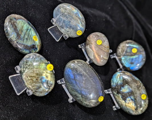 Labradorite Palm Stones ~ Flashy Labradorite