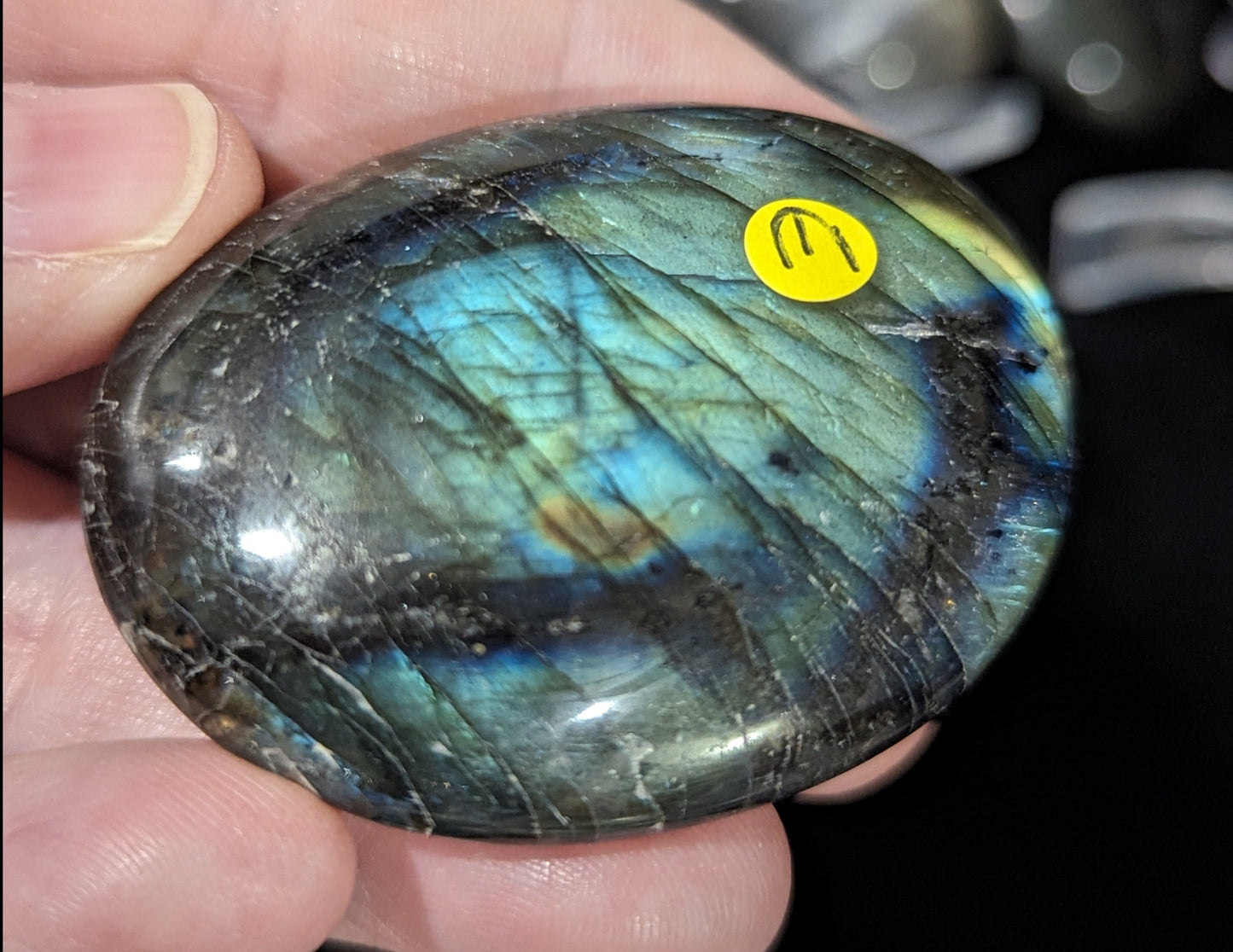 Labradorite Palm Stones ~ Flashy Labradorite