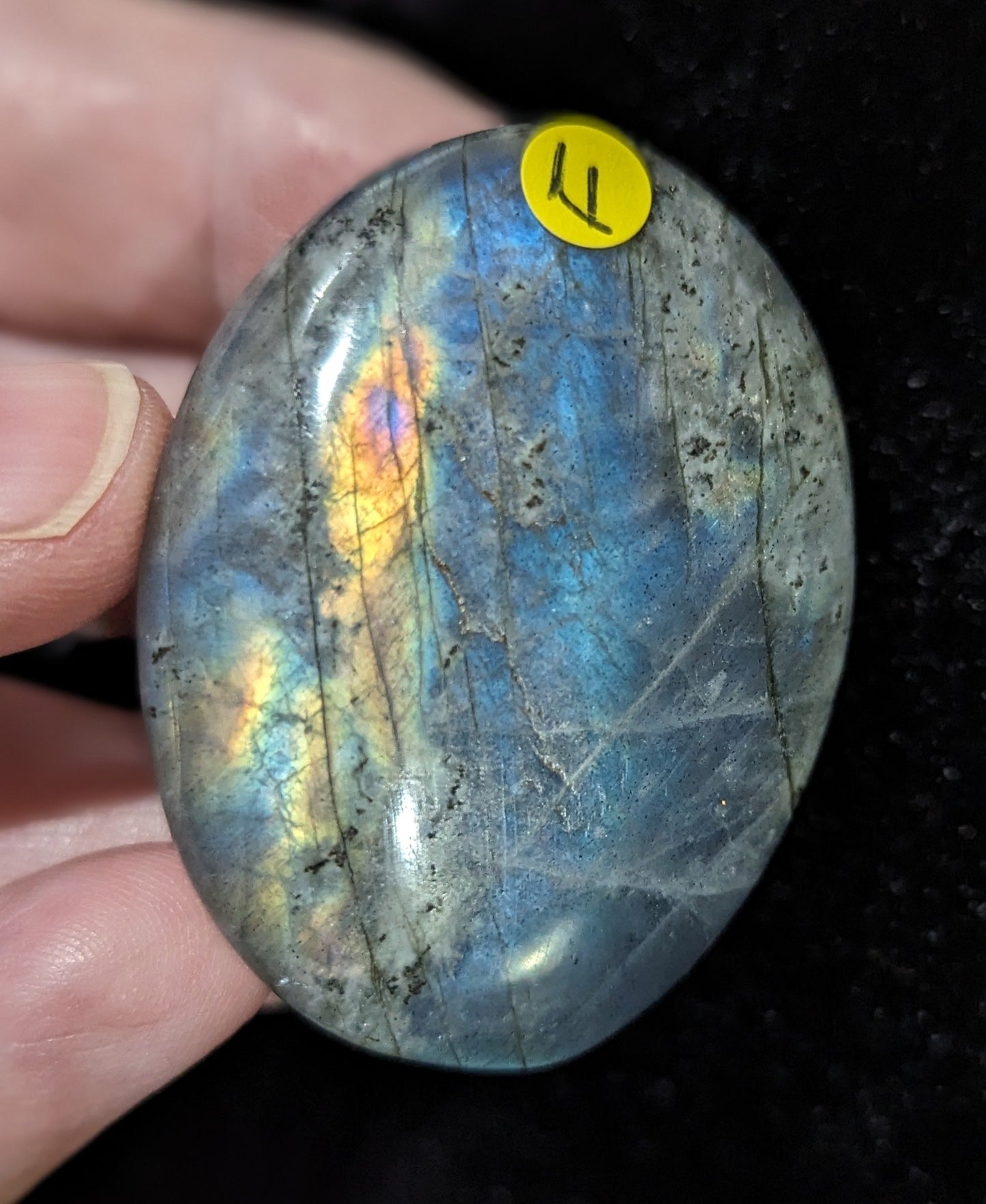 Labradorite Palm Stones ~ Flashy Labradorite