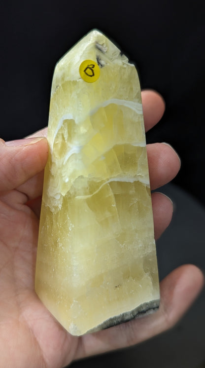 Brucite Towers ~ Hand Carved Natural Brucite Points