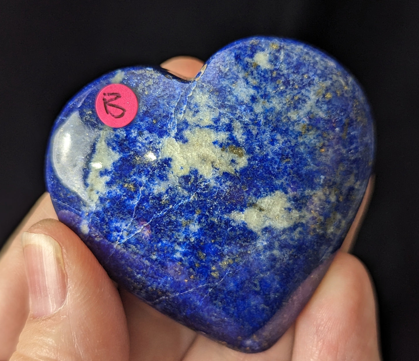 Lapis Lazuli Hearts and Palms