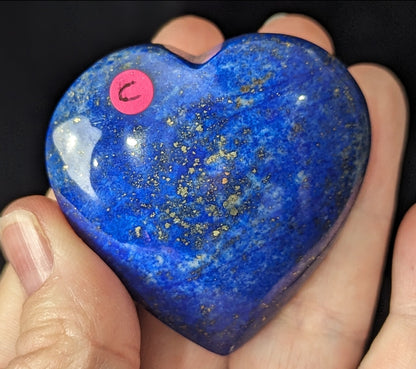 Lapis Lazuli Hearts and Palms