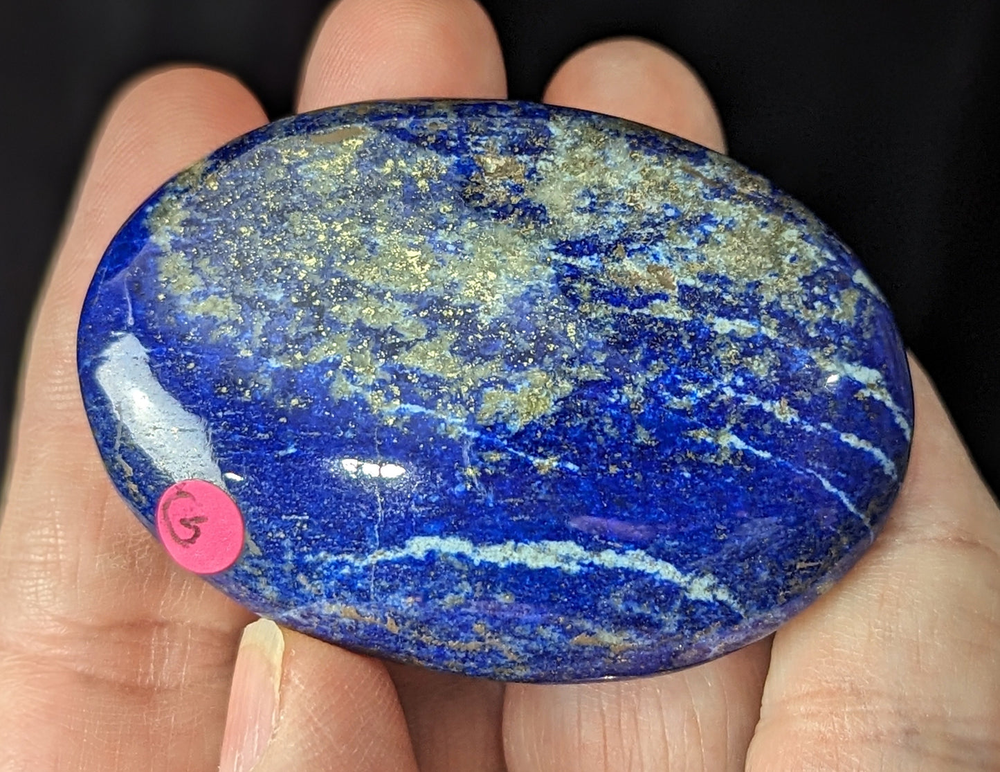 Lapis Lazuli Hearts and Palms